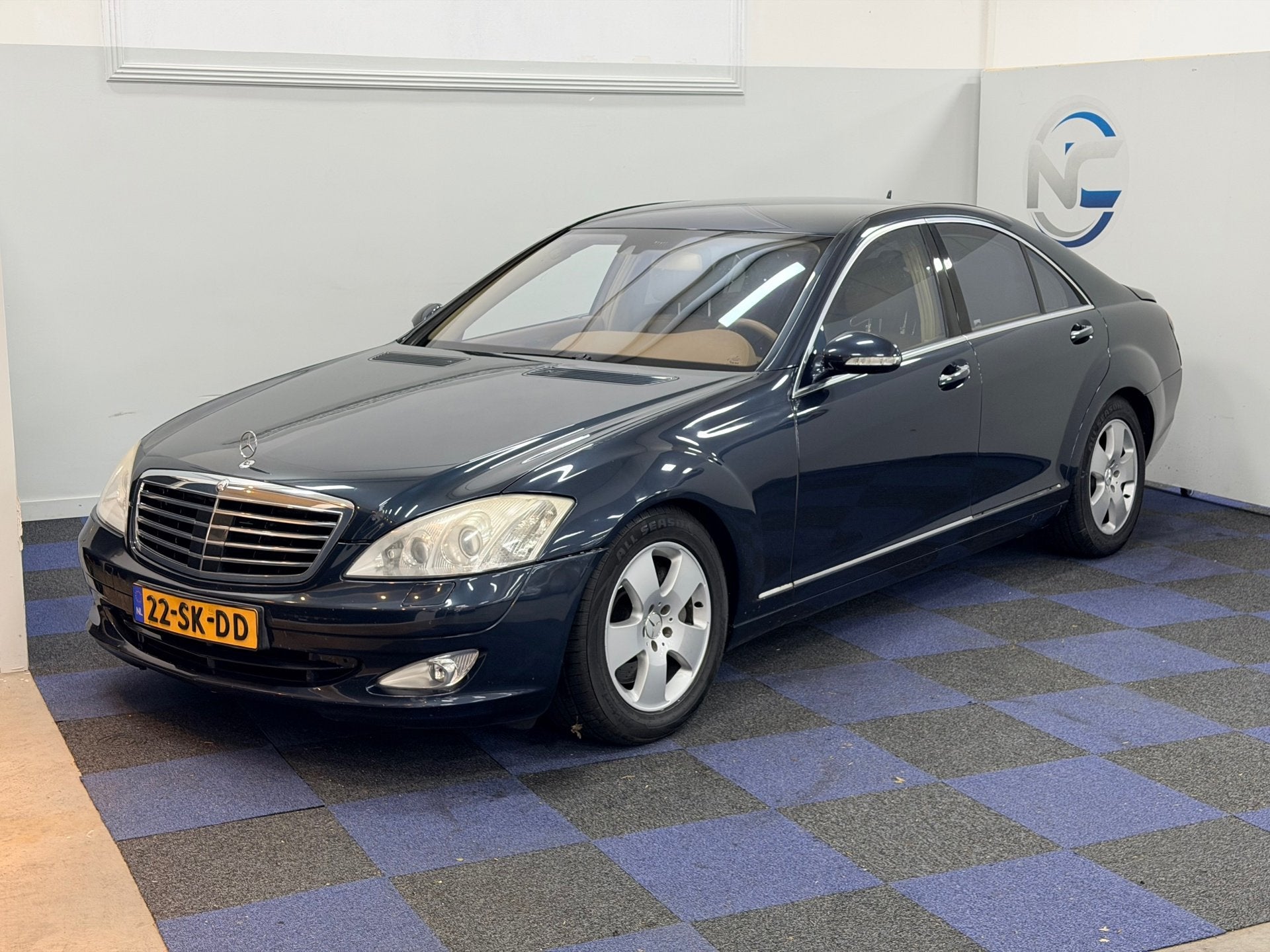 Mercedes-Benz S-klasse 500 Prestige Plus / STOELKOELING / NA, Dealer onderhouden, Achterwielaandrijving, Gebruikt, 8 cilinders