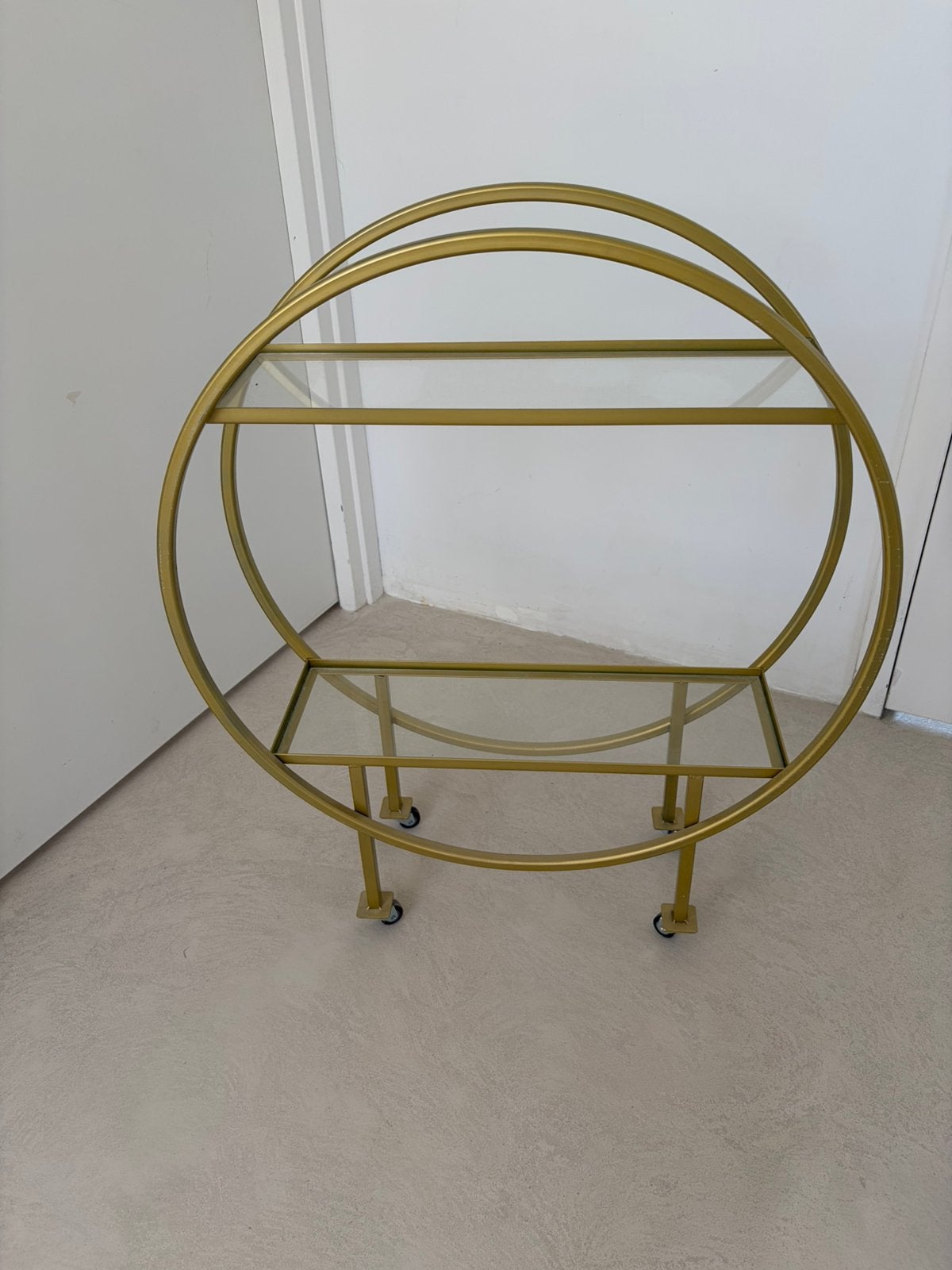 Wijn karretje / whiskey trolley / design dranken kar, Ophalen of Verzenden, Zo goed als nieuw