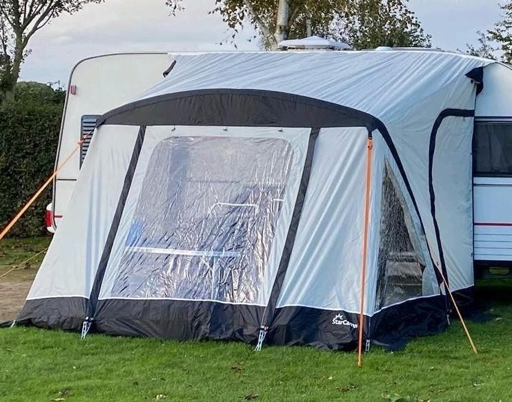 Starcamp Quick'n Easy Air 325 voortent - Opblaasbaar, Caravans en Kamperen, Ophalen, Zo goed als nieuw
