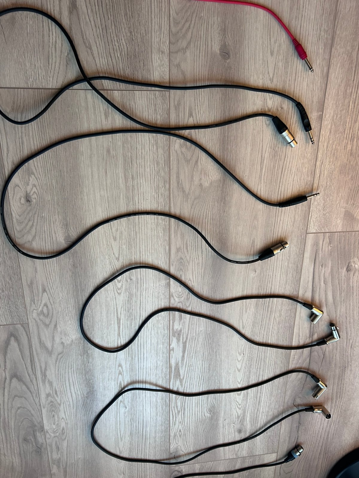 Diverse XLR en Jack kabels, Ophalen of Verzenden, Zo goed als nieuw, Minder dan 2 meter, Overige kabels