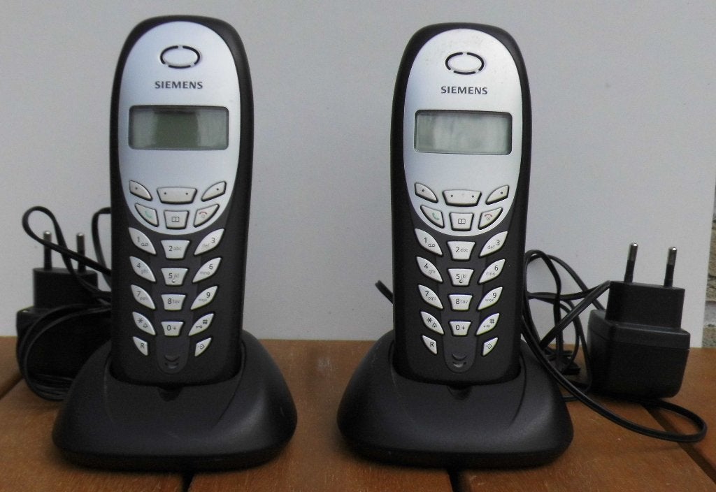 2 Toestellen Siemens Gigaset (handsets met opladers), Ophalen of Verzenden, Gebruikt, 2 handsets