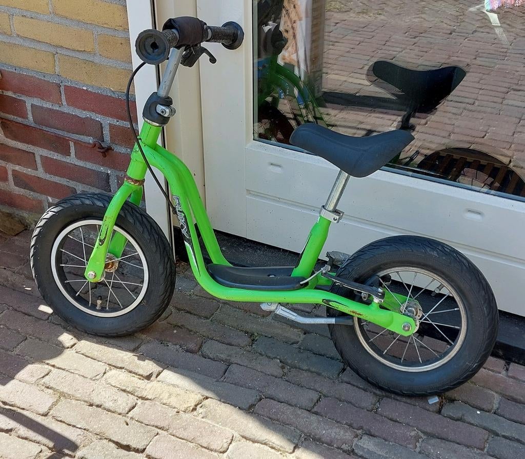 Puky loopfiets XL groot model handrem standaard en spaken, Ophalen, Gebruikt, Loopfiets
