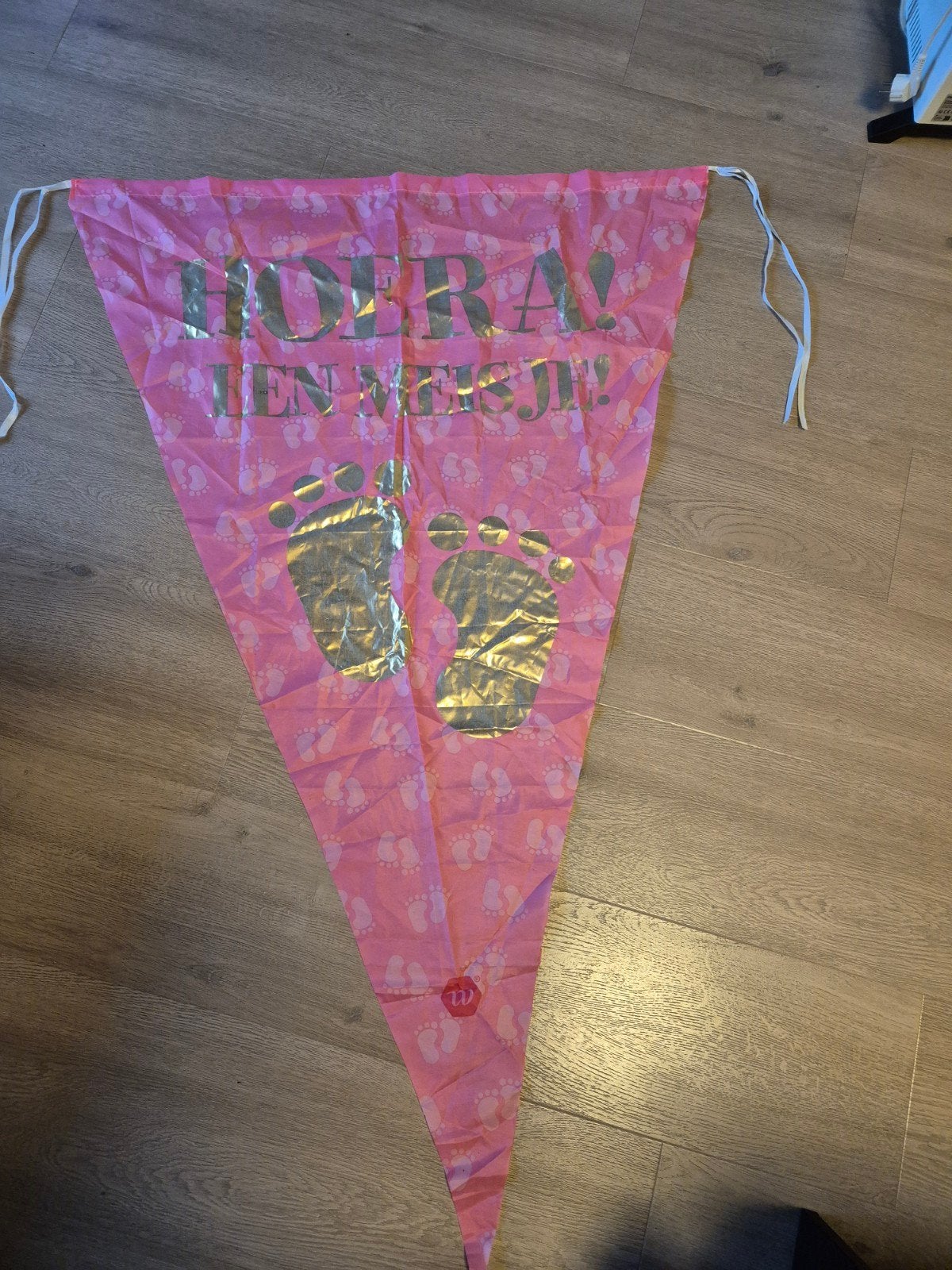 Geboorte vlag, Ophalen of Verzenden, Gebruikt, Geboortebord