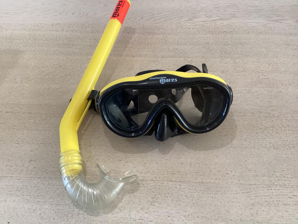 Mares Duikbril en Snorkel - Ideaal voor Snorkelen, Watersport en Boten, Snorkelen, Ophalen of Verzenden, Gebruikt, Snorkelset