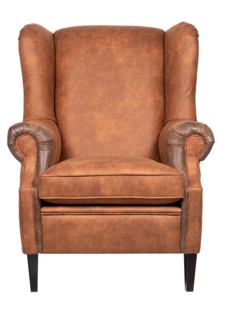 Fauteuil John Bardale, Huis en Inrichting, Fauteuils, Gebruikt, Leer, 75 tot 100 cm, 75 tot 100 cm, Ophalen