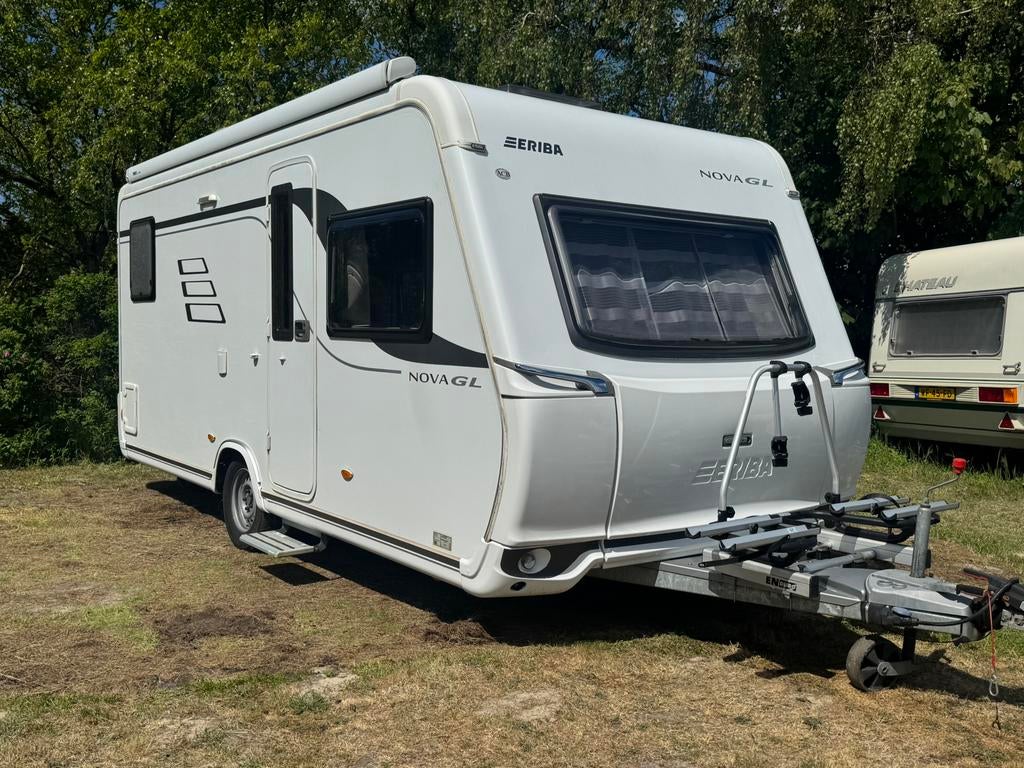 Eriba Nova GL Hymer 465 mover, elek luifel, boiler,voortent, Caravans en Kamperen, Caravans, Rondzit, Frans bed, Particulier, 4 tot 5 meter