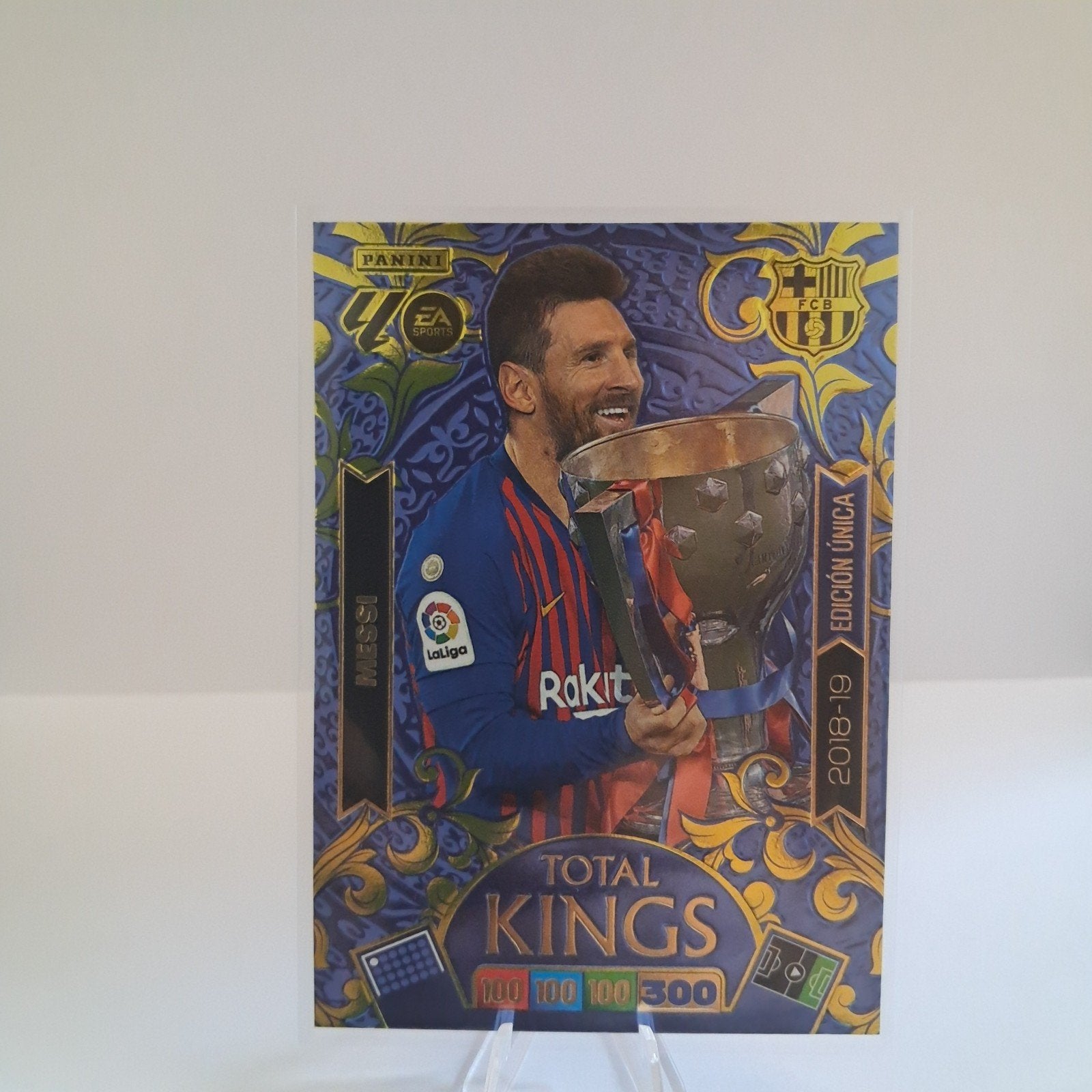 panini total kings lionel messi, Ophalen of Verzenden, Nieuw, Plaatje