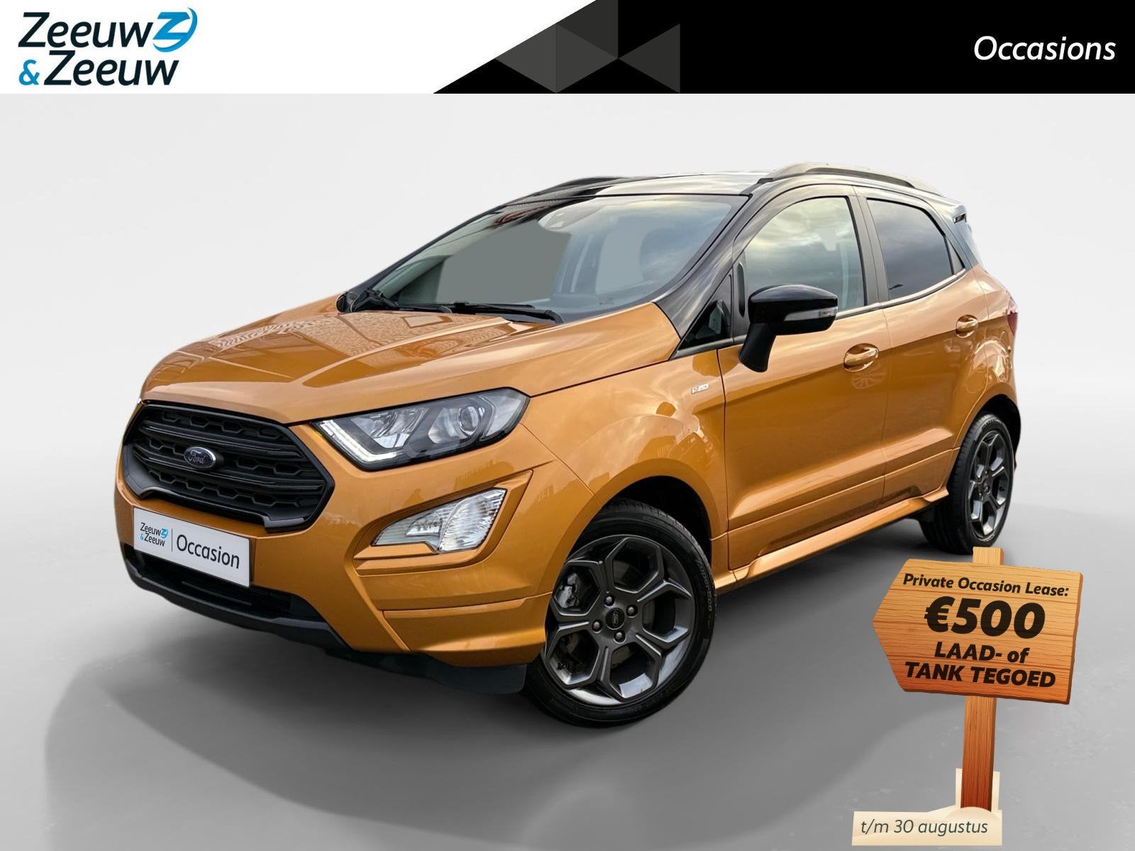 Ford EcoSport 1.0 EcoBoost ST-Line | Stoel-, Stuur- en Voorr, Auto's, 12 maanden, 125 pk, Gebruikt, Ecosport