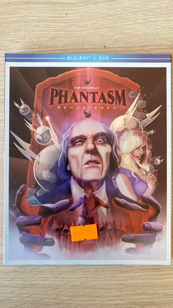 Phantasm blu ray met slipcover, Ophalen of Verzenden, Zo goed als nieuw, Horror