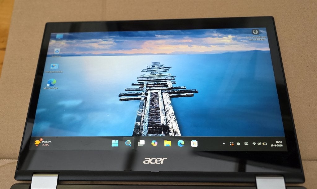 Acer Spin Notebook 14 inch Touch Screen + Optie 24" Monitor, Gebruikt, 2 tot 3 Ghz, Ophalen of Verzenden, SSD