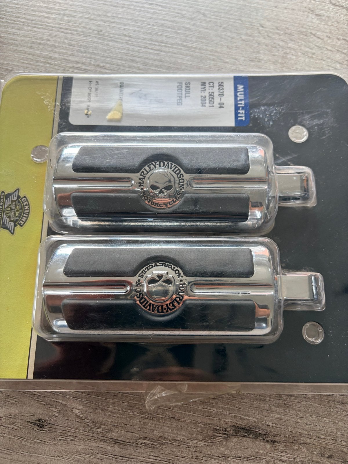 Harley-Davidson Skull Footpegs, Ophalen of Verzenden, Nieuw