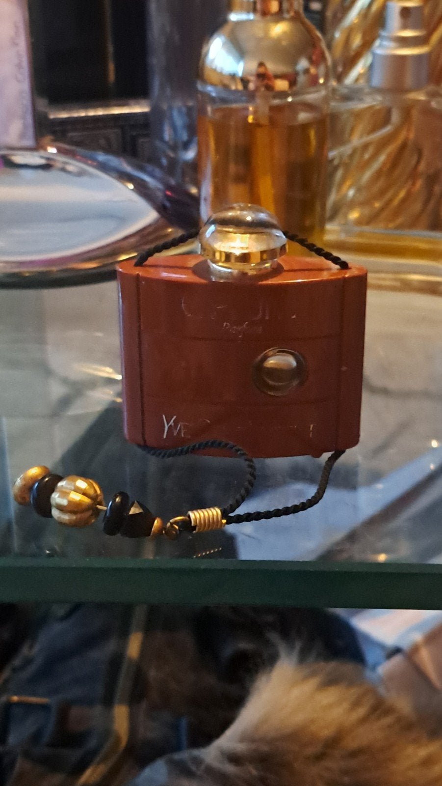 Vintage YSL Opium Parfumdoosje/Flesje - Collectors Item, Ophalen of Verzenden, Gebruikt