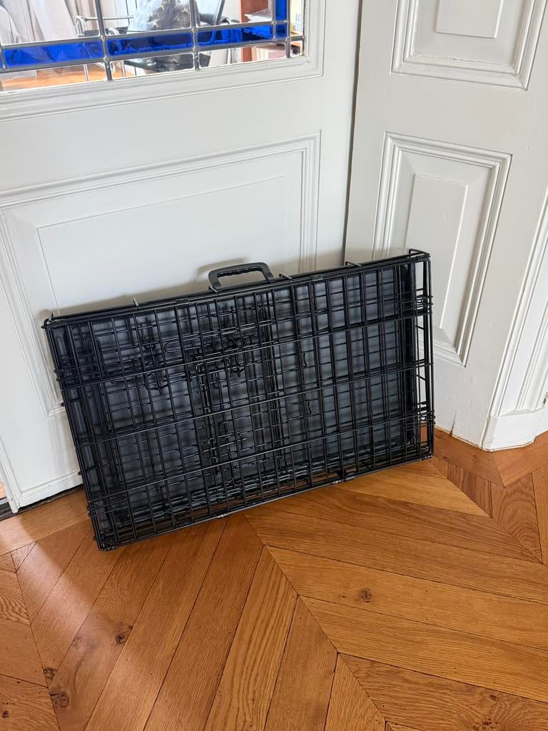 Brekz bench zwart size M, Dieren en Toebehoren, Hondenhokken, Ophalen, Zo goed als nieuw, Minder dan 75 cm, Minder dan 65 cm