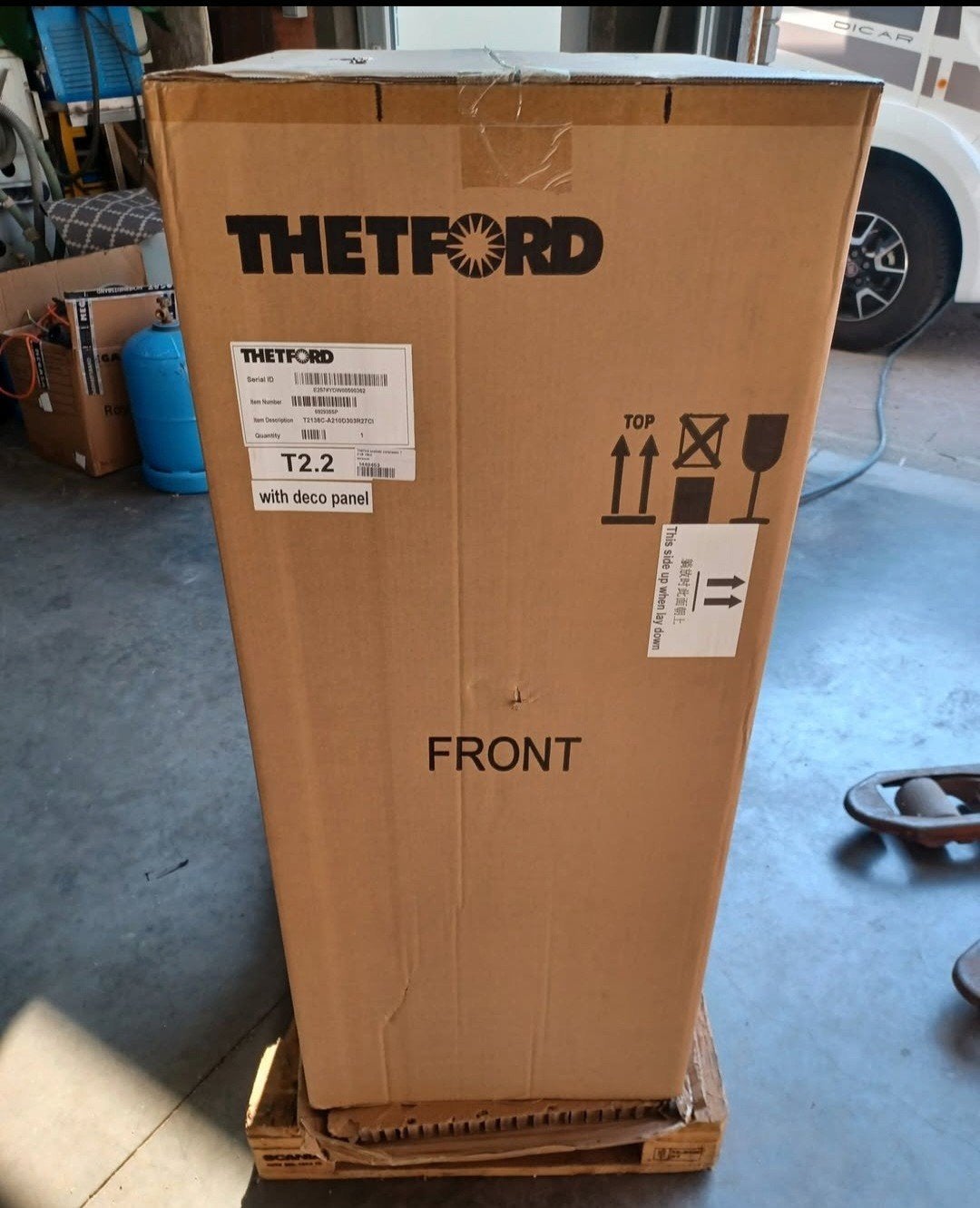 Thetford T2.2 Koelkast met vriesvak - Nieuw in doos, Caravans en Kamperen, Camper-accessoires, Ophalen, Nieuw