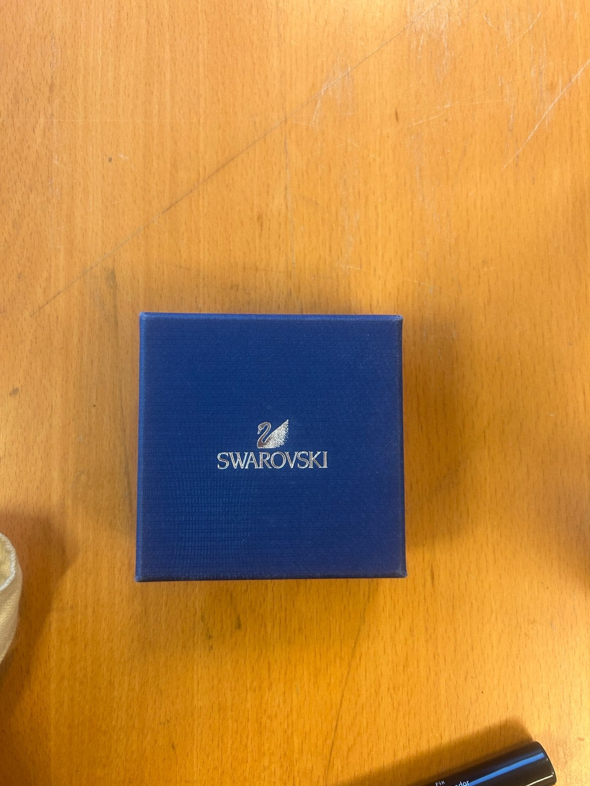 Swarovski ketting rose goud met kristal - Nieuw, Met kristal, Overige materialen, Nieuw, Ophalen of Verzenden
