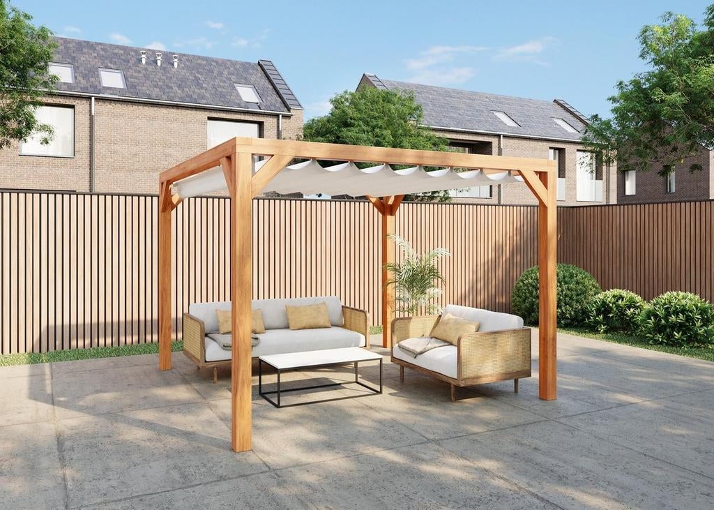 Pergola hout op maat - beste prijs, Tuin en Terras, Ophalen, Nieuw, Draaipoort, 150 tot 200 cm