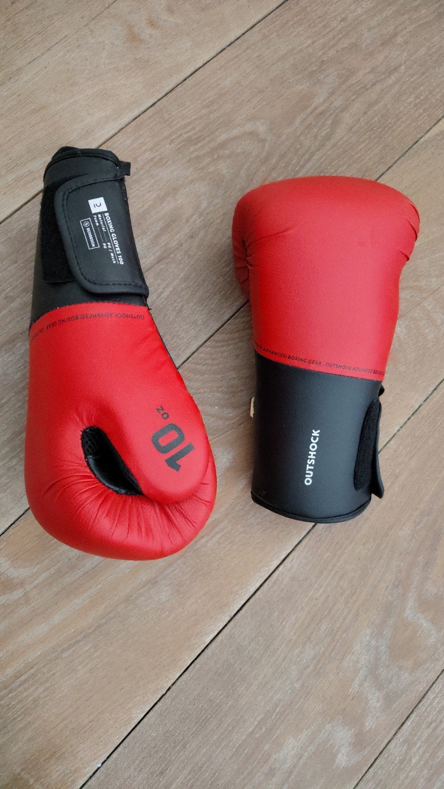 Kinder bokshandschoenen - Rood/Zwart, Ophalen of Verzenden, Nieuw, Bokshandschoenen