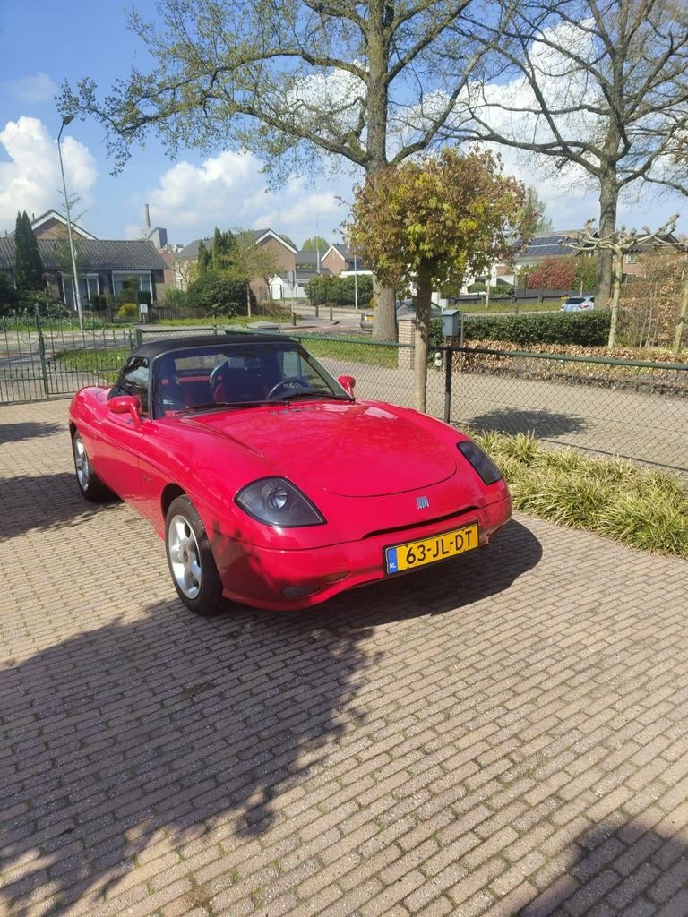 Fiat Barchetta 1.8 16V 1996 Rood MAGGIORA, Auto's, Fiat, Particulier, Barchetta, Benzine, Cabriolet, Handgeschakeld, Geïmporteerd