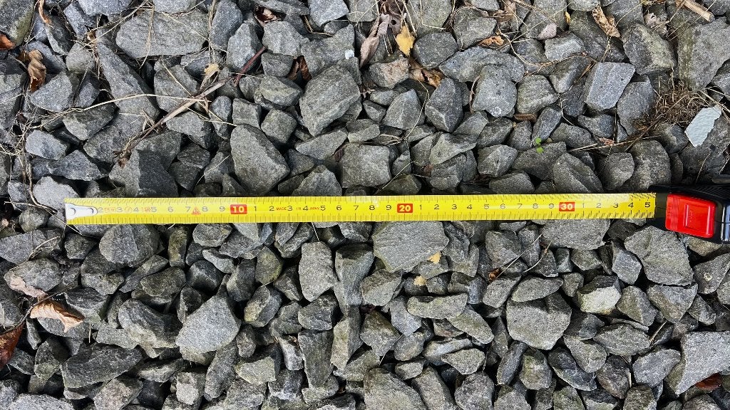 BASALT SPLIT, Tuin en Terras, Ophalen, Gebruikt, Antraciet, Split
