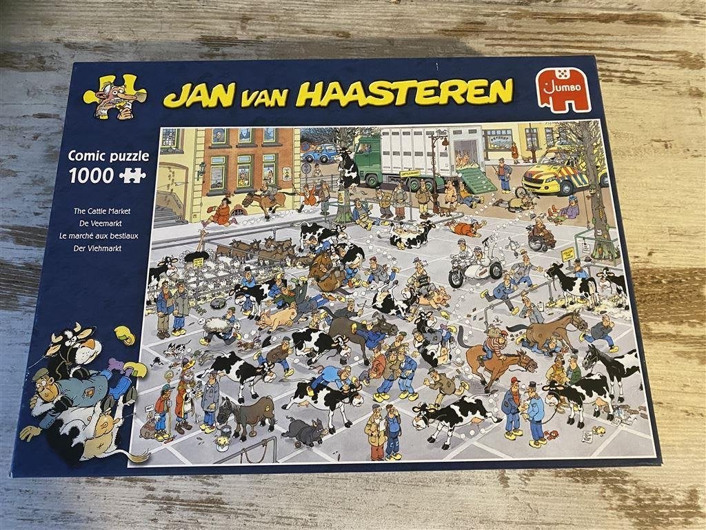 Jan van Haasteren - De veemarkt puzzel [s160], Verzenden, 500 t/m 1500 stukjes, Zo goed als nieuw