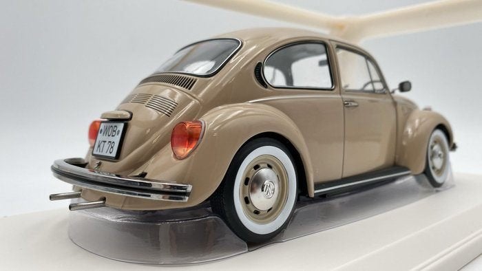 VW Kever 1303 beige 1:18 Norev Nieuw, Ophalen of Verzenden, Nieuw, Auto, Norev