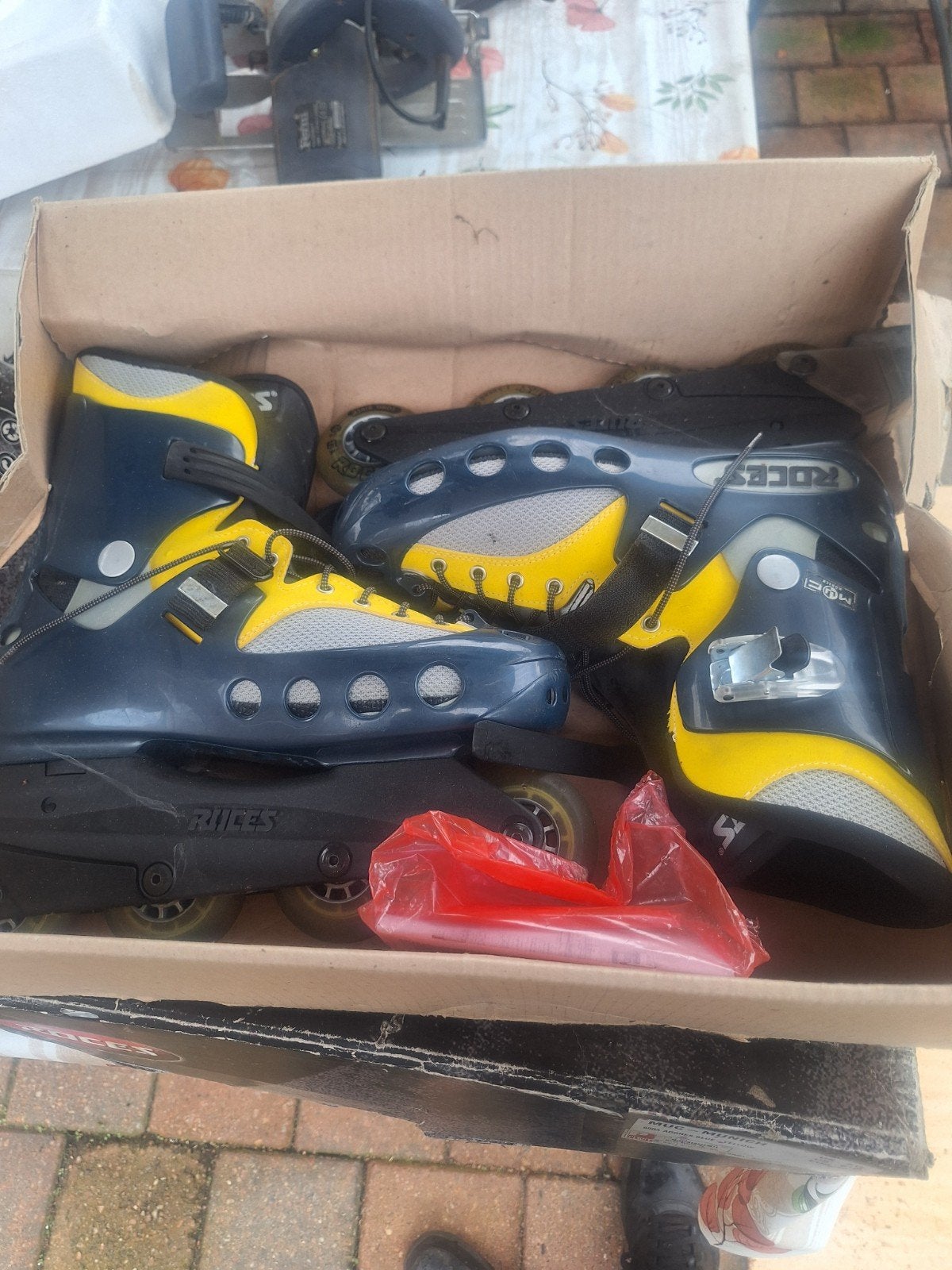 2 paar Roces MUC-MUNICH Aggressive Inline Skates - Blauw/Gee, Ophalen of Verzenden