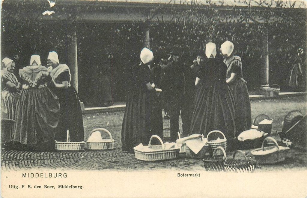 701-159-043 Middelburg Botermarkt, Verzenden, Voor 1920, Zeeland