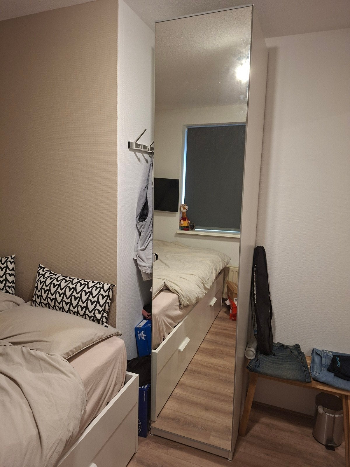 2x IKEA PAX spiegeldeur voor kledingkast, Ophalen, Gebruikt, 200 cm of meer, 50 tot 100 cm