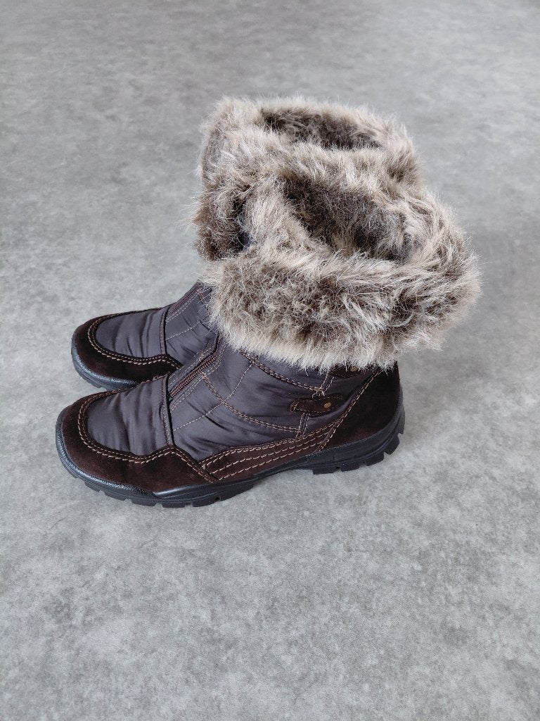 Snowboots Ara Gore-tex in maat 4,5 = maat 37,5, Bruin, Snowboots, Ophalen of Verzenden, Zo goed als nieuw