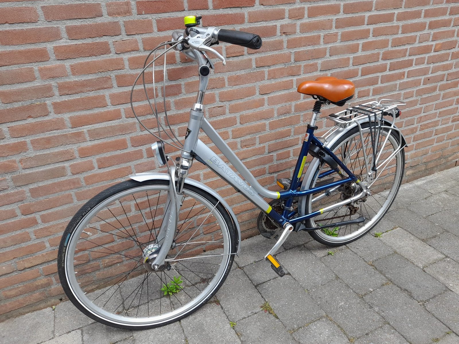Dames fiets Batavus ( Jakima ) 28 ×1,40 inch.,alu, Ophalen, 28 inch, 53 tot 56 cm, Velgrem