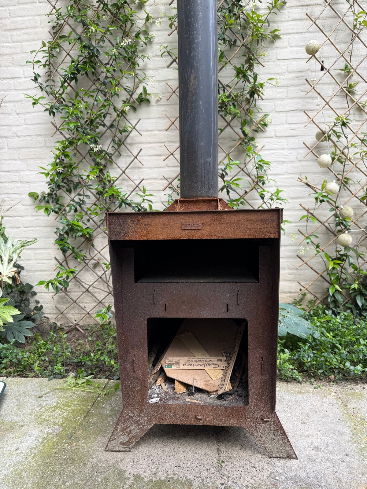 Pizzacosi pizzaoven - robuust en sfeervol, Tuin en Terras, Pizzaovens, Gebruikt, Ophalen