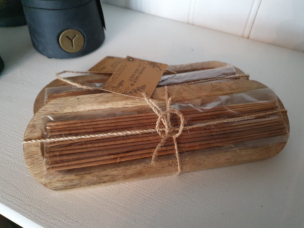 Wierrook stokjes met houder, Huis en Inrichting, *, Bruin, *, Nieuw