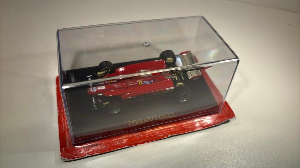 F1 ferrari f126 c2 atlas 1.43, Hobby en Vrije tijd, Overige merken, Auto, Ophalen of Verzenden, A