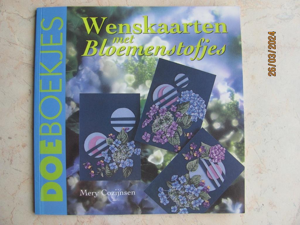 NIEUWSTAAT DoeBoekjes KAARTEN Bloemenstofjes COZIJNSEN 1998, Ophalen of Verzenden, Zo goed als nieuw, Overige thema's, Overige typen