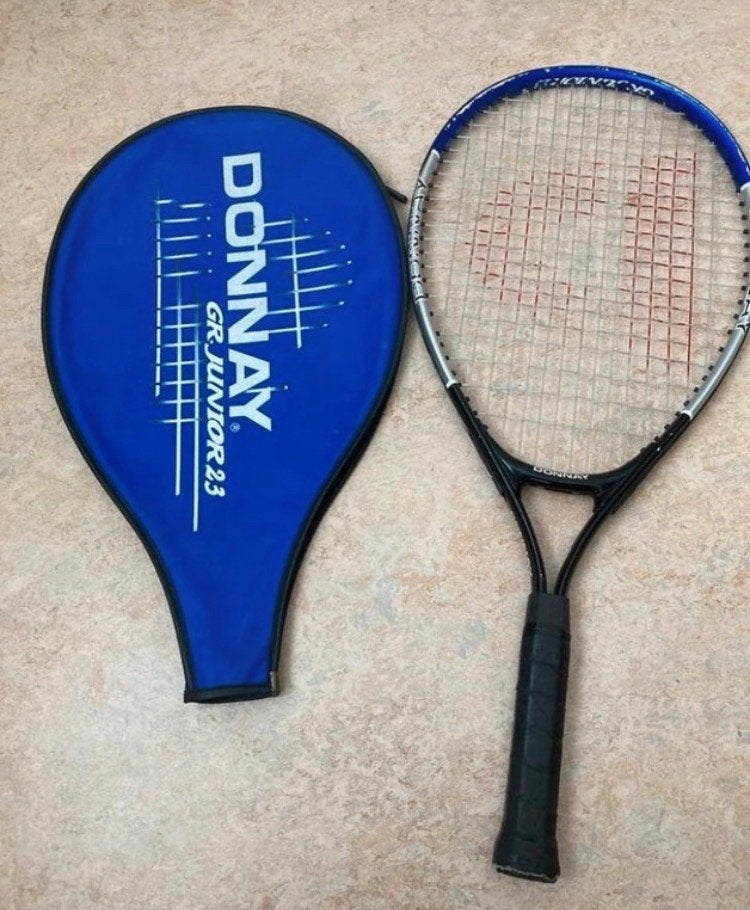 Donnay tennisracket met hoes - GR Junior 23, Ophalen of Verzenden, Gebruikt, Racket, Dunlop