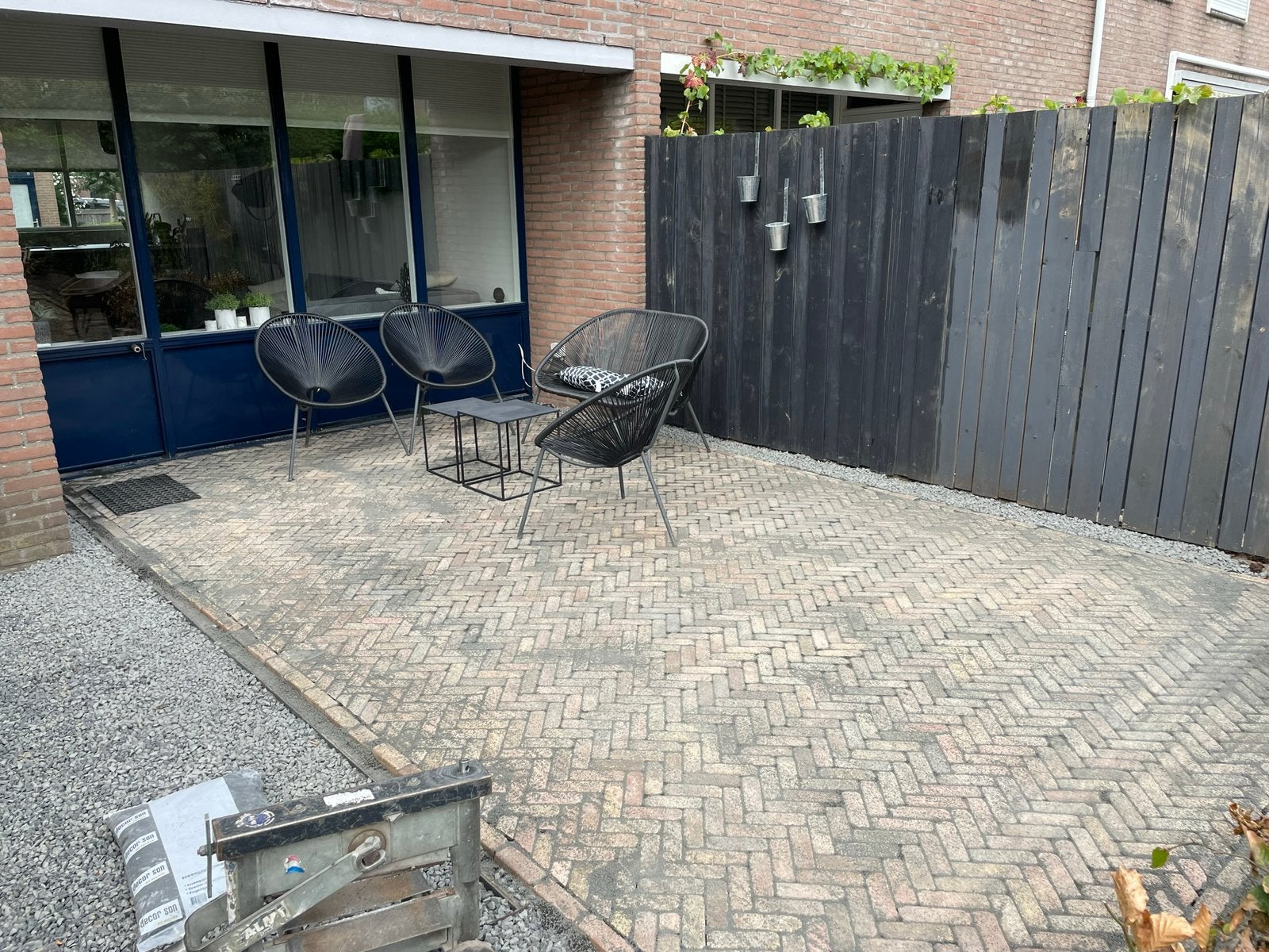 Sierbestrating tuin terras ca 6 m x 3,5 m, Ophalen, Zo goed als nieuw, 10 m² of meer, Klinkers