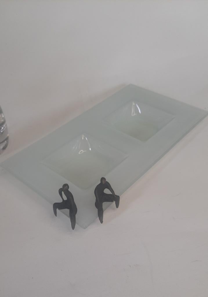 Corry Ammerlaan-Niekerk schaal/ kaarsenhouder, beschrijving, Antiek en Kunst, Kunst | Designobjecten, Ophalen of Verzenden