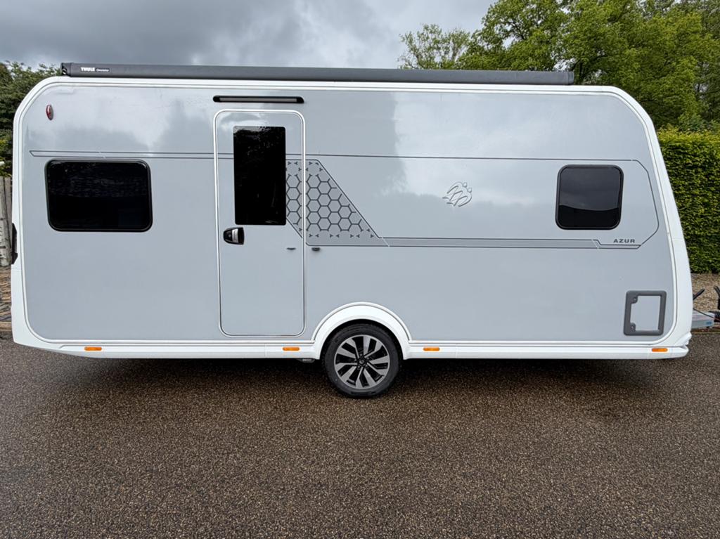 Knaus Azur 500 FU, nieuw, casette luifel, mover aut, Rondzit, Frans bed, Bedrijf, Knaus