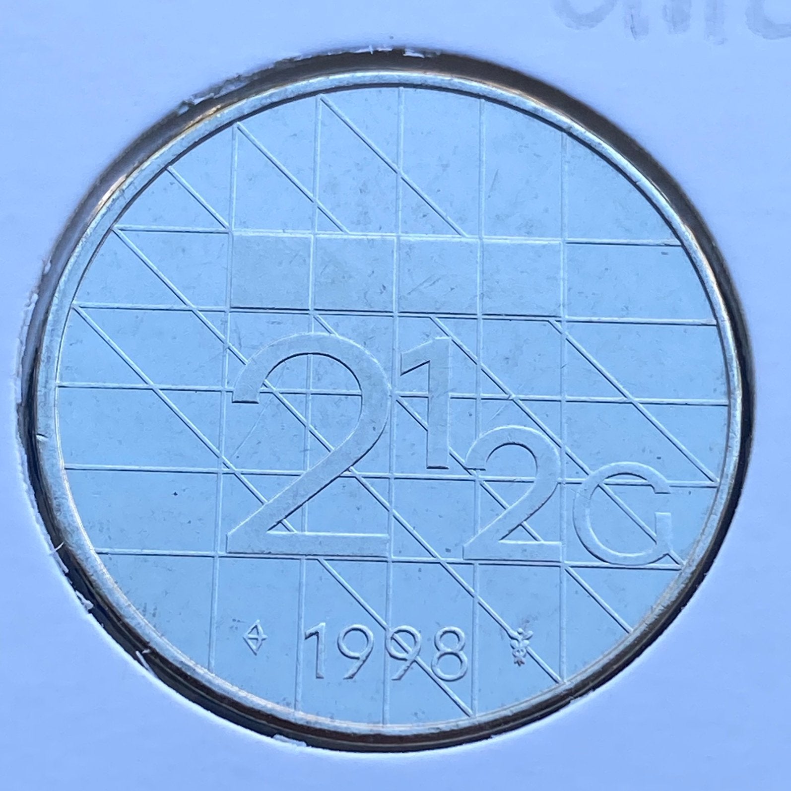 UNC Rijksdaalder uit 1998 van Beatrix Zo uit de rol !!, Verzenden, Koningin Beatrix, 2½ gulden, Losse munt