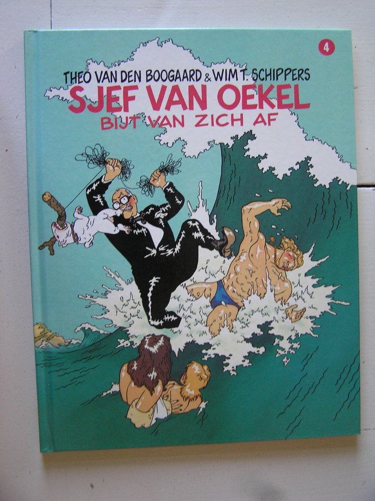 Sjef van Oekel. 4. S. van O. bijt van zich af. HC, Eén stripboek, Ophalen of Verzenden, Zo goed als nieuw