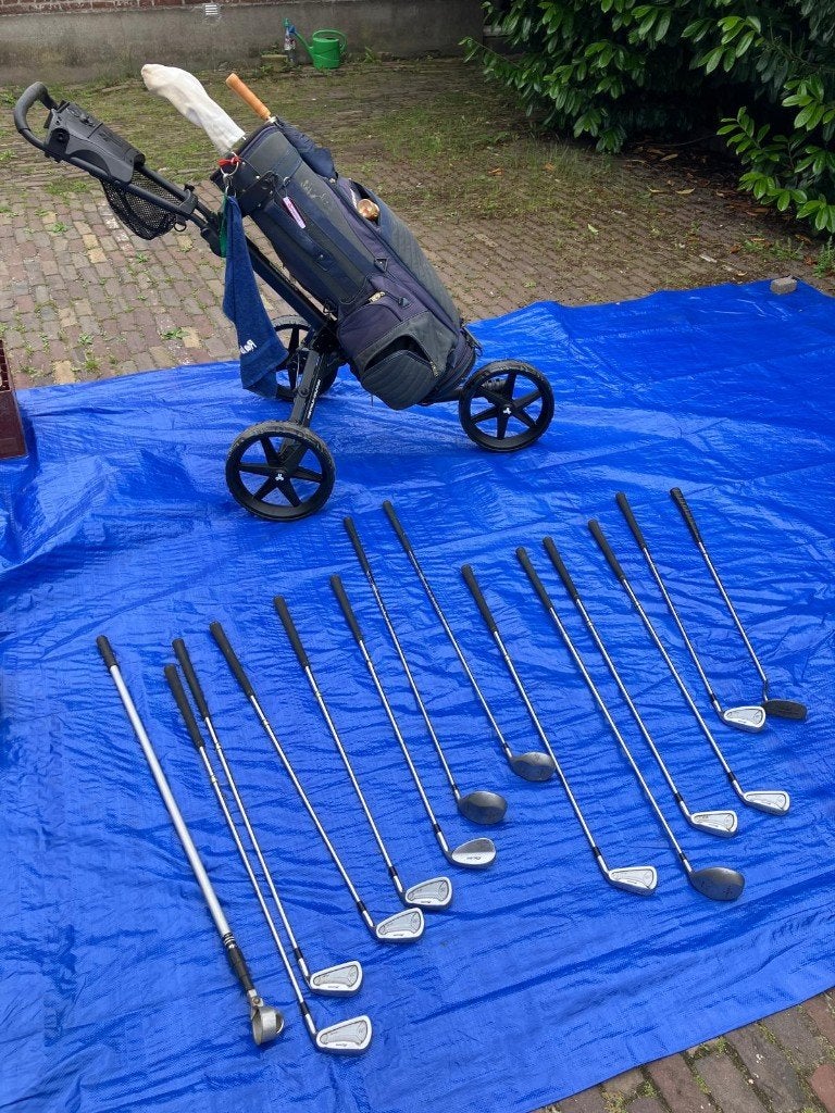 Complete Mizuno Widec Golfset (Incl. Tas & Trolley), Ophalen, Gebruikt, Set, Mizuno