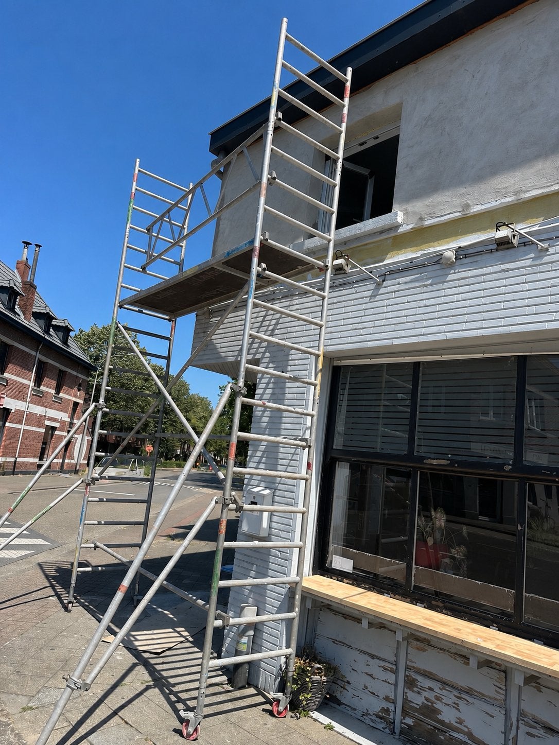 Rolsteiger, Doe-het-zelf en Verbouw, Steigers, Ophalen of Verzenden, Zo goed als nieuw, Rolsteiger of Kamersteiger, 2 tot 5 meter