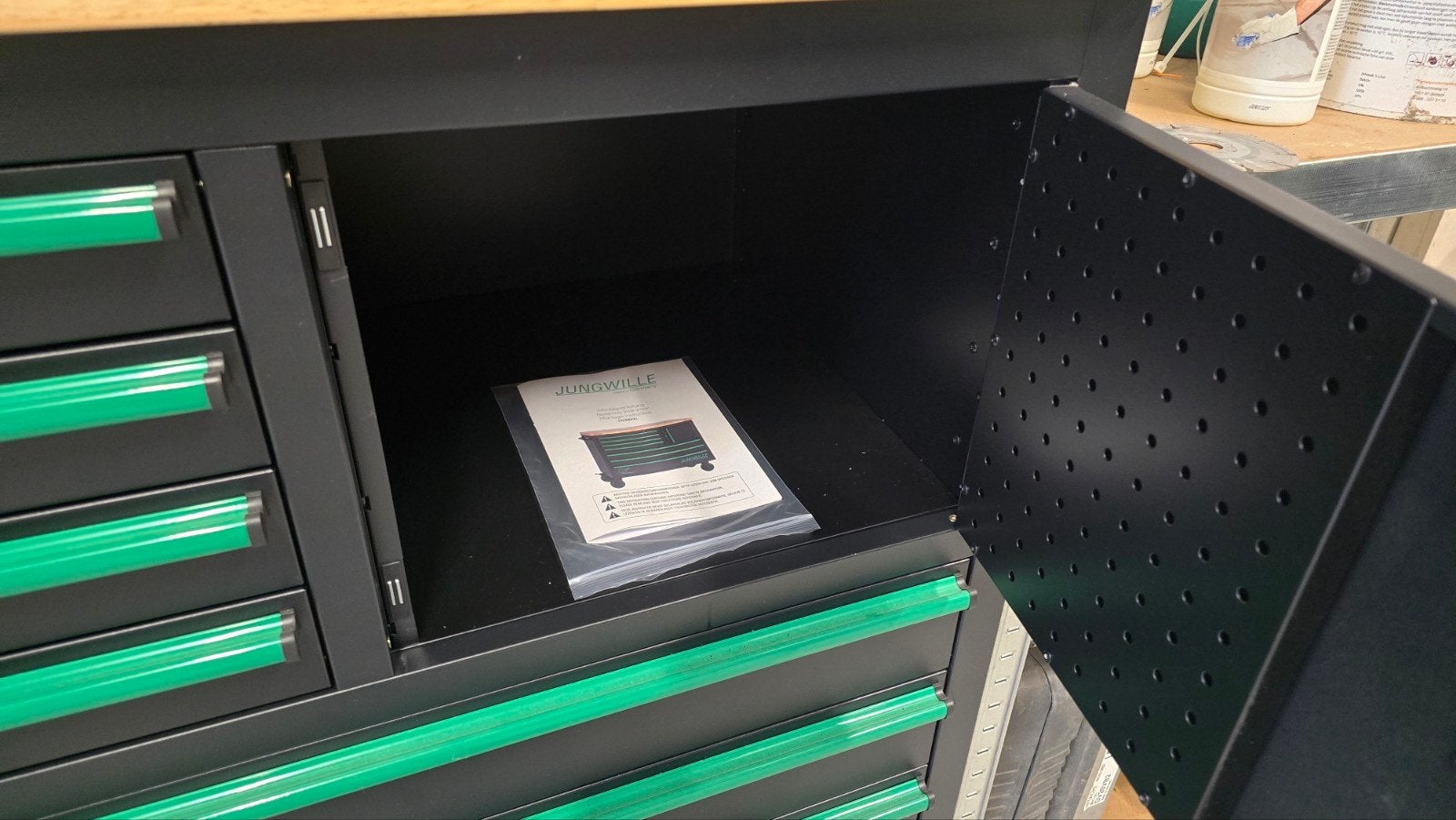 Foto 10 van Jungwille Gereedschapswagen met uitgebreide gereedschapset