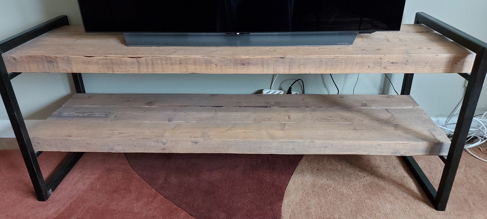 Te koop industriële tv tafel, Huis en Inrichting, Kasten | Televisiemeubels, Ophalen, 25 tot 50 cm, 50 tot 100 cm, Minder dan 100 cm