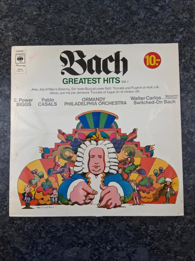 Bach Greatest Hits Vol. 1 Vinyl LP Klassieke Muziek, Gebruikt, Ophalen of Verzenden, 12 inch, Orkest of Ballet