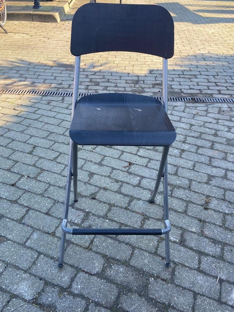 hoge kruk, Huis en Inrichting, Barkrukken, Ophalen, Gebruikt, 60 tot 90 cm, 1 kruk