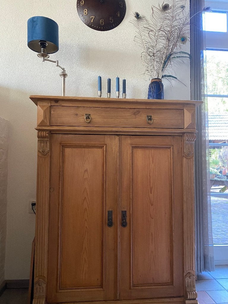 houten kast, Gebruikt, 100 tot 150 cm, Grenenhout, 25 tot 50 cm