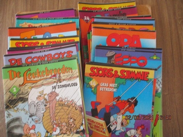 adv4013 strip reeks, Eén stripboek, Ophalen, Gelezen