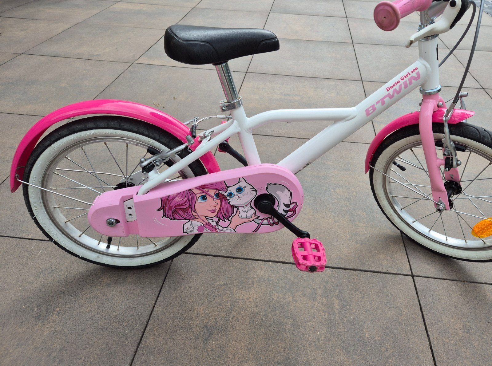 B'TWIN kinderfiets 16 inch, Ophalen, Gebruikt, 16 tot 20 inch