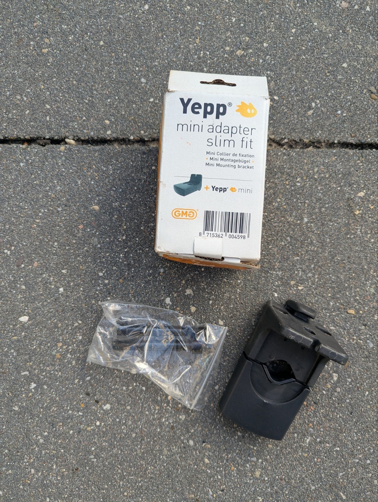 adapter (stuur) yepp mini, Ophalen